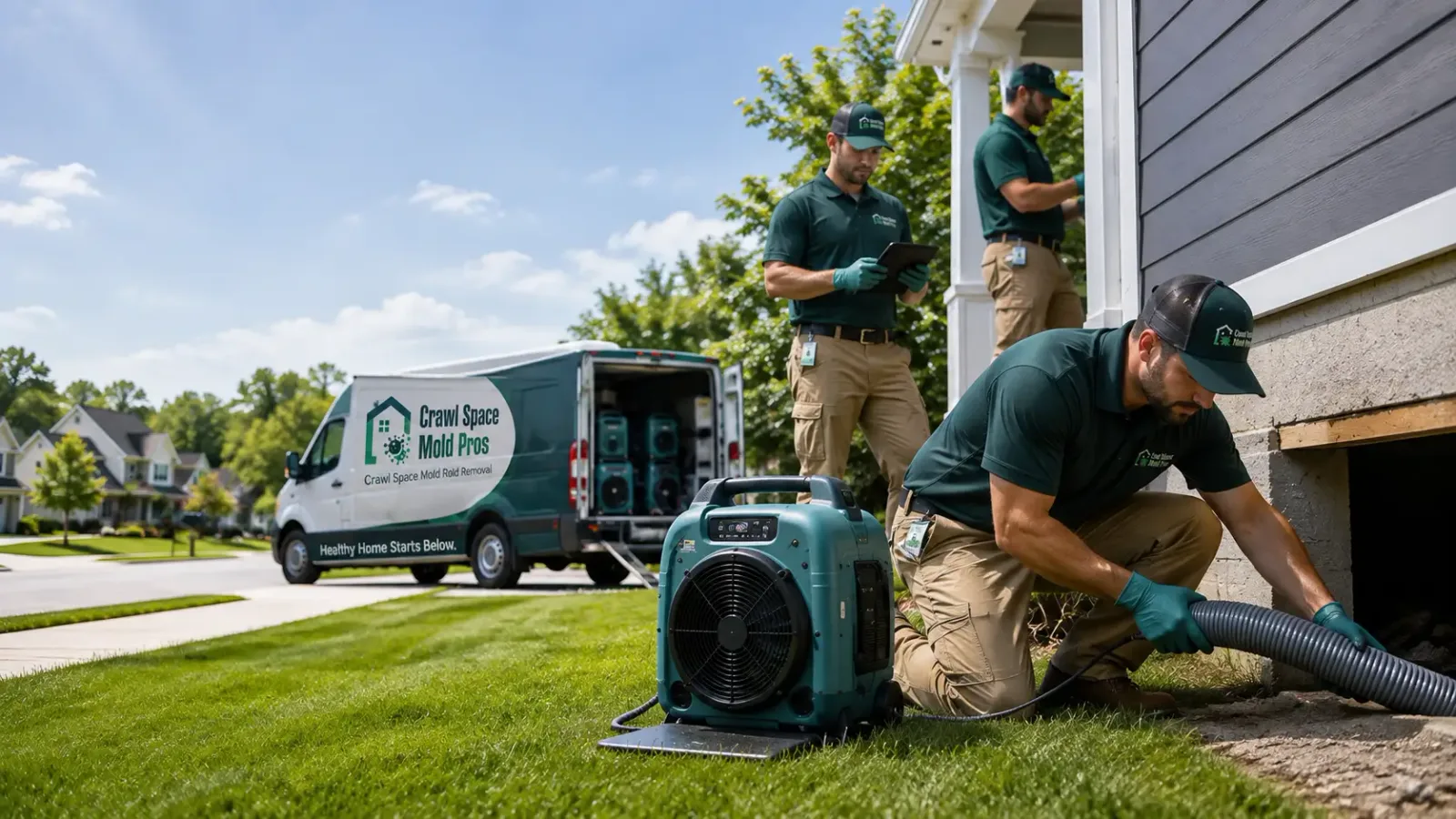 Crawl Space Mold Removal in Hubbell, MI